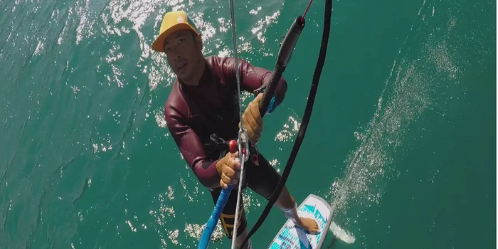 Gunnar Biniasch kiteboarding