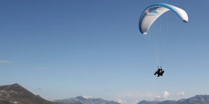 Tandemflug über Davos