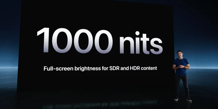 Screenshot Apple keynote