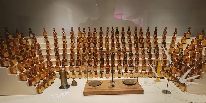 Patrick Bardelli / Fragrance organ in the Musée International de la Parfumerie in Grasse