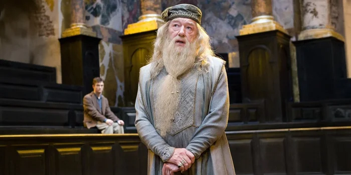 Michael Gambon nel ruolo di Albus Silente / Warner Bros. Pictures