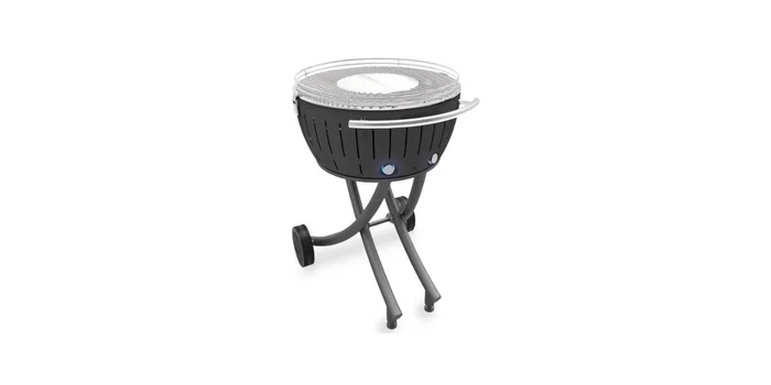 Der neue, grosse Holzkohlegrill von LotusGrill: Rauchfrei, gesund, einfach, schnell und sicher.
