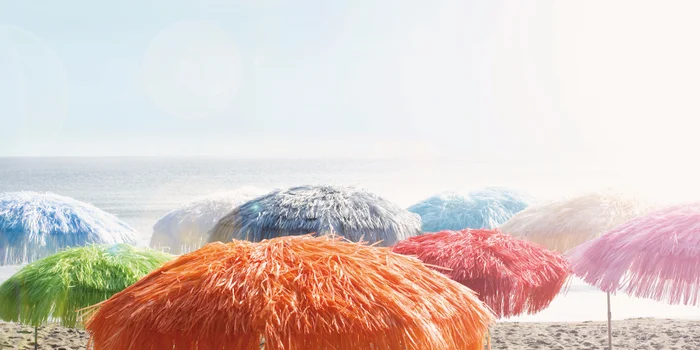 Diese bunten Begleiter von Jankurtz sorgen an jedem Strand für das Rimini-Gefühl.